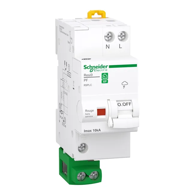 Image principale de Parafoudre bipolaire 10KA 230V Resi9 XP, SCHNEIDER ELECTRIC