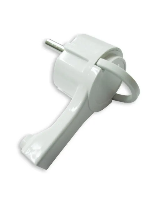 Image principale de Fiche électrique mâle 2 pôles + terre, 16 A, ZENITECH
