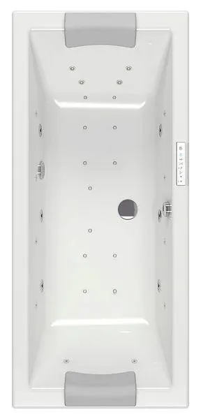 BAIGN.QUADRA 180X80 BLANC 222758