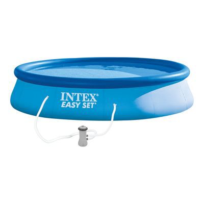 Piscine autoportante ronde Intex Easy Set Ø396 x H84 cm avec filtration