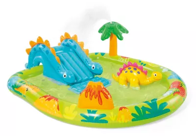 Aire de jeux piscine gonflable enfant Intex dinosaure avec fontaine 191 x 152 x 58 cm