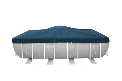 Bâche hiver pour piscine rectangulaire Intex L.4 x l.2 m