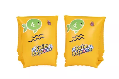 Brassard de natation Bestway pour enfant de 3 à 6 ans l.25 x l.15 cm jaune vendu par 2