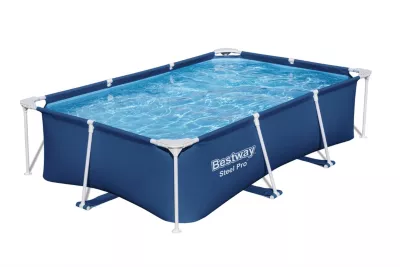 Piscine tubulaire rectangulaire Bestway Steel Pro 2,59 x 1,70 m x H0,61 m avec filtration