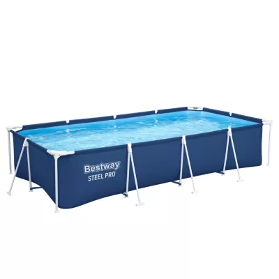 Piscine tubulaire rectangulaire Bestway Steel Pro 4,00 x 2,11 m x H81 cm avec filtration