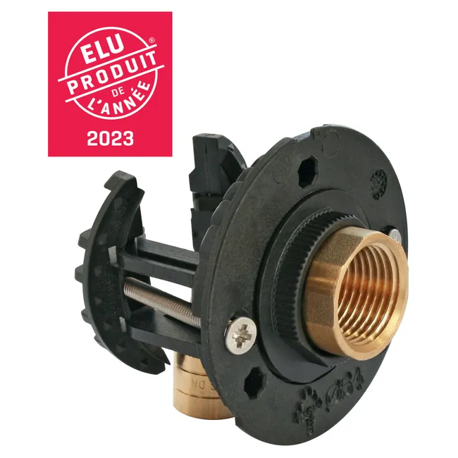 Image principale de Kit complet fixation Robinet Machine à Laver - PER Ø12 - Rac Glissement F15/21