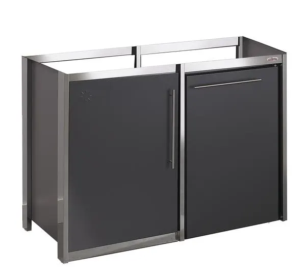 MEUBLE BAS METALLINE 120 1P+N.ANTH ABAJ120T54