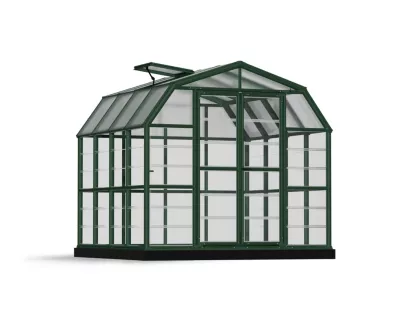 Serre en pvc et polycarbonate Palram Canopia Grand Gardener vert 8 x 8 m