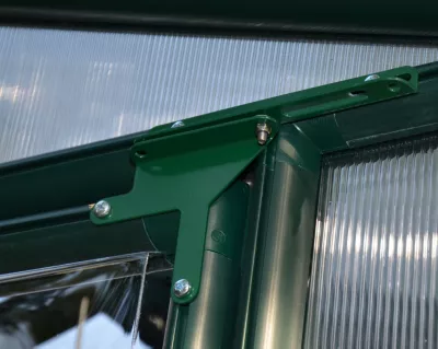 Serre en pvc et polycarbonate Palram Canopia Grand Gardener vert 8 x 12 m