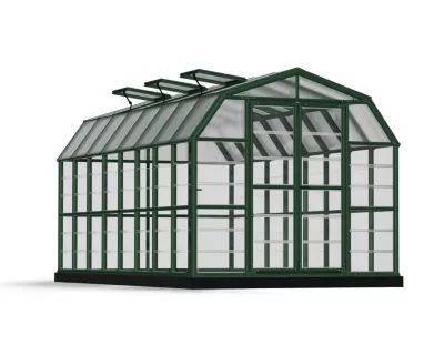 Serre en pvc et polycarbonate Palram Canopia Grand Gardener vert 8 x 16 m