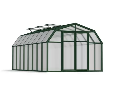 Serre en pvc et polycarbonate Palram Canopia Hobby Gardener vert 8 x 16 m