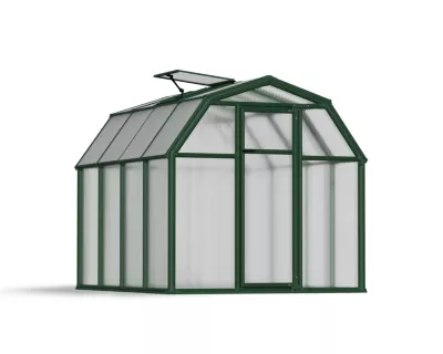 Serre en pvc et polycarbonate Palram Canopia Rion Ecogrow vert 6 x 8 m