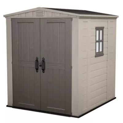 Abri de jardin FACTOR 66 en résine - KETER - marron et beige - 3,5 m²