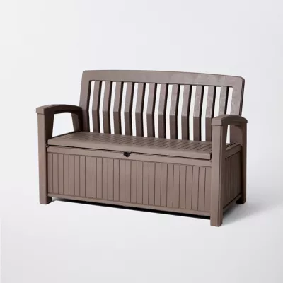 Banc d'extérieur PATIO BENCH en résine marron 227L KETER