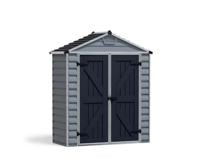 Abri de jardin Skylight polycarbonate gris foncé surface totale 1,55m²
