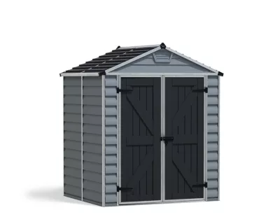 Abri de jardin Skylight polycarbonate gris foncé surface totale 2,65m²