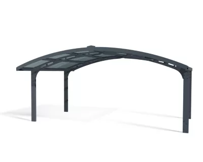 Carport double aluminium Canopia Arizona Wave