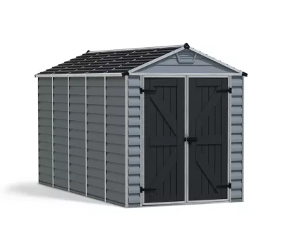 Abri de jardin Skylight polycarbonate gris foncé surface totale 6,59m²
