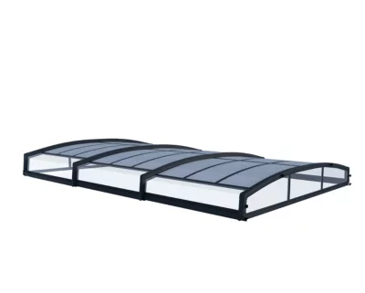 Abri piscine Majorca Canopia 6x4m Aluminium et polycarbonate