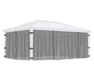 Moustiquaire pour pergola Dallas Canopia l.5,33 x h.2,12 m