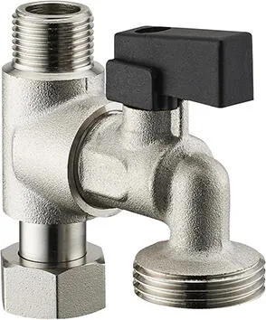 Té de piquage machine à laver Mâle / Femelle écrou libre 12 x 17 (3/8") - sortie 20 x 27 (3/4")