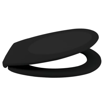 Abattant WC Spirella Neela en Duroplast coloris noir mat