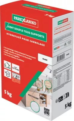 Joint souple tous supports blanc Parexlanko 5 kg