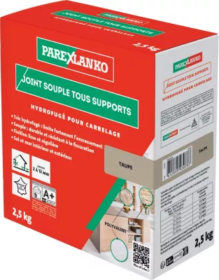 Joint souple tous supports taupe Parexlanko 2,5 kg
