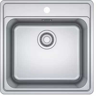 Image principale de Évier à encastrer en inox 1 bac, L.51 x P.51 cm, Franke