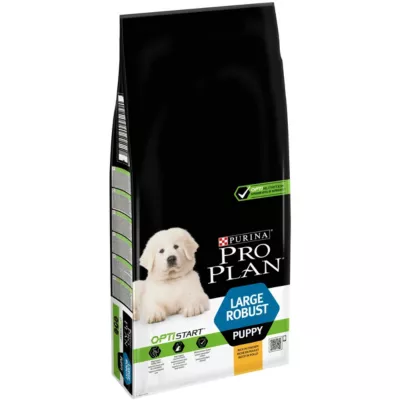Croquettes pour chiot Pro Plan Large Robust Puppy riche en poulet et riz 12kg