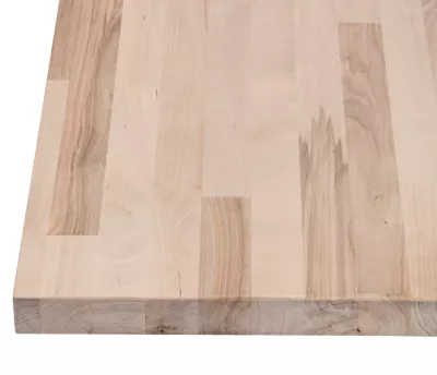 Plateau en bouleau massif 80 x 160 cm, ép.27 mm
