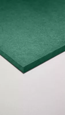 Panneau médium teinté dans la masse Forescolor vert 80 x 40,5 cm, ép.5 mm