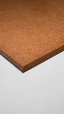 Panneau médium teinté dans la masse Forescolor brun 80 x 40,5 cm, ép.5 mm