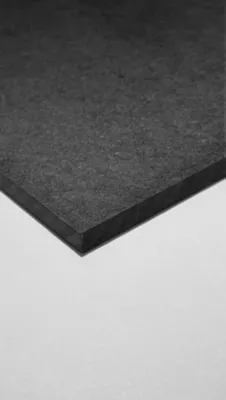 Panneau médium teinté dans la masse Forescolor noir 122 x 61 cm, ép.16 mm