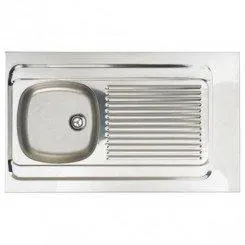 EVIER INOX 1C.A POS.120CM TOILE EPAZ120G01