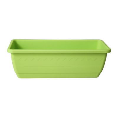 Balconniere polypropylène Euro3Plast Inis vert pastel 50 x 19,5 x h. 16,4 cm
