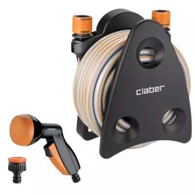 Dévidoir portable Claber Mini Set Garden équipé 10m