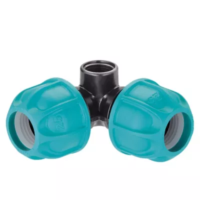 Raccord coudé Ø 3/4" Claber filetage F. 1/2"