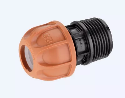 Raccord d'arrosage ø20 mm fileté 1/2" mâle