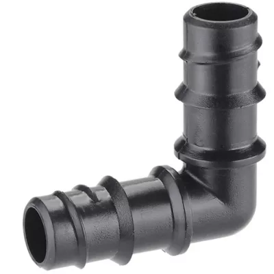 Coude cannelé 90° 15-15mm Claber vendu par 2