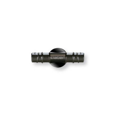 Jonction cannelée pour tuyaux Ø 13-16 mm noir vendue par 20 pièces