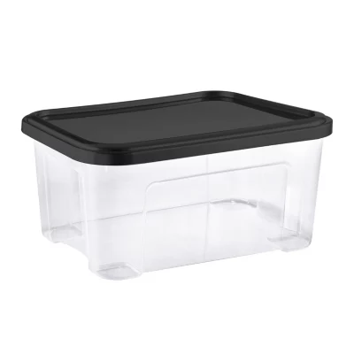 Boîte de rangement Tontarelli Combi Box 13 L couvercle noir vendue par 4 pièces