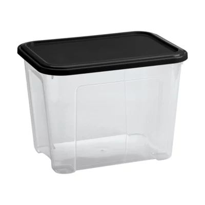 Boîte de rangement Tontarelli Combi Box 18 L couvercle noir vendue par 3 pièces