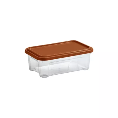 Boîte de rangement Tontarelli Combi Box 2,5 L couvercle terracotta vendue par 5 pièces