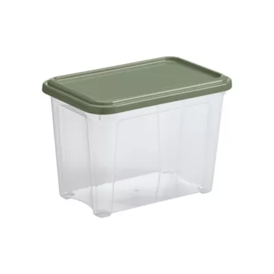 Boîte de rangement Tontarelli Combi Box 4,6 L couvercle vert vendue par 5 pièces