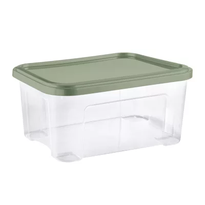 Boîte de rangement Tontarelli Combi Box 13 L couvercle vert vendue par 4 pièces