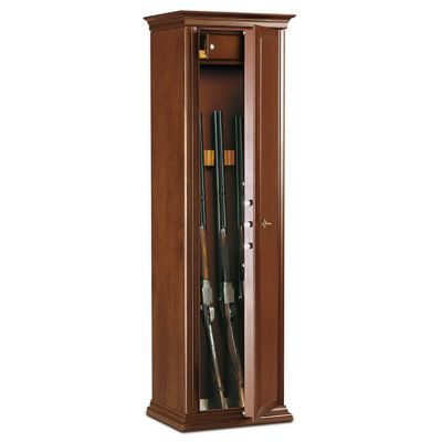 Armoire à fusils serrure à clé Technomax EHC/1500FT – 7 armes avec coffre intérieur – 143 L – l.40 x H.150 x P.35 cm
