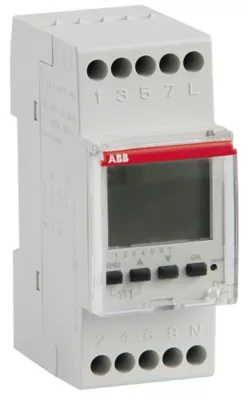Horloge numérique hebdomadaire 2 canaux ABB