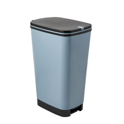 Poubelles à pédale bleu 45L KIS Chic bin