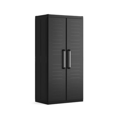 Armoire haute de garage Keter Détroit en polypropylène anthracite